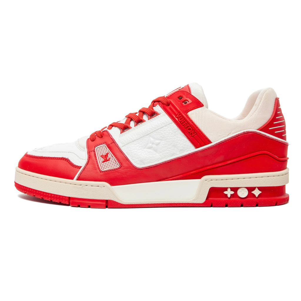 Louis Vuitton LV Trainer Low Red White