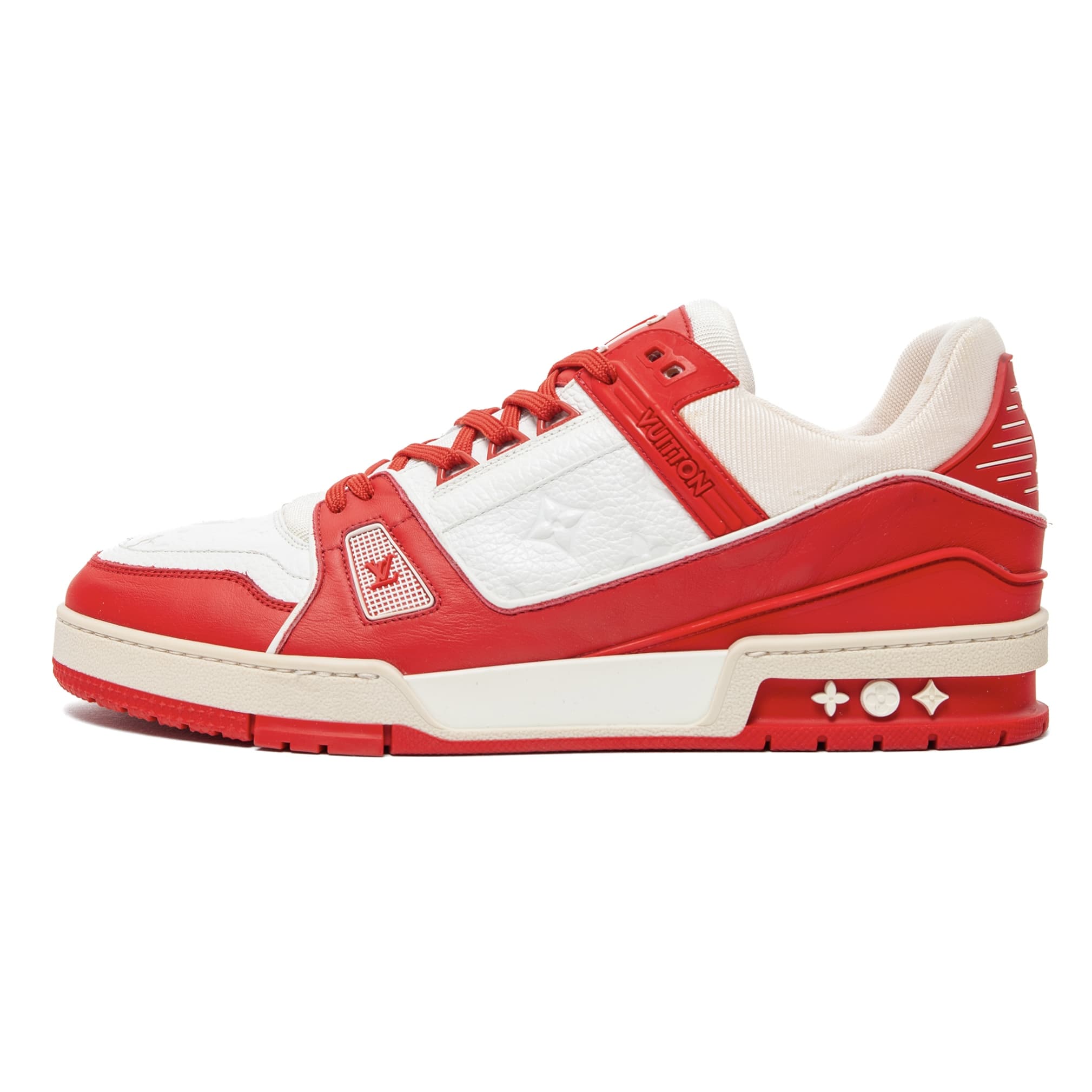 Louis Vuitton LV Trainer Low Red White