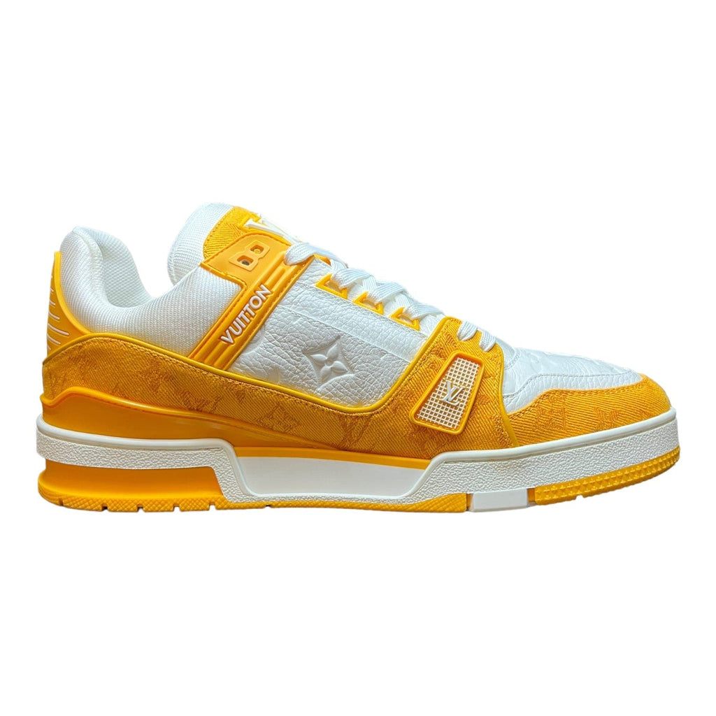Louis Vuitton LV Trainer Monogram Denim Yellow