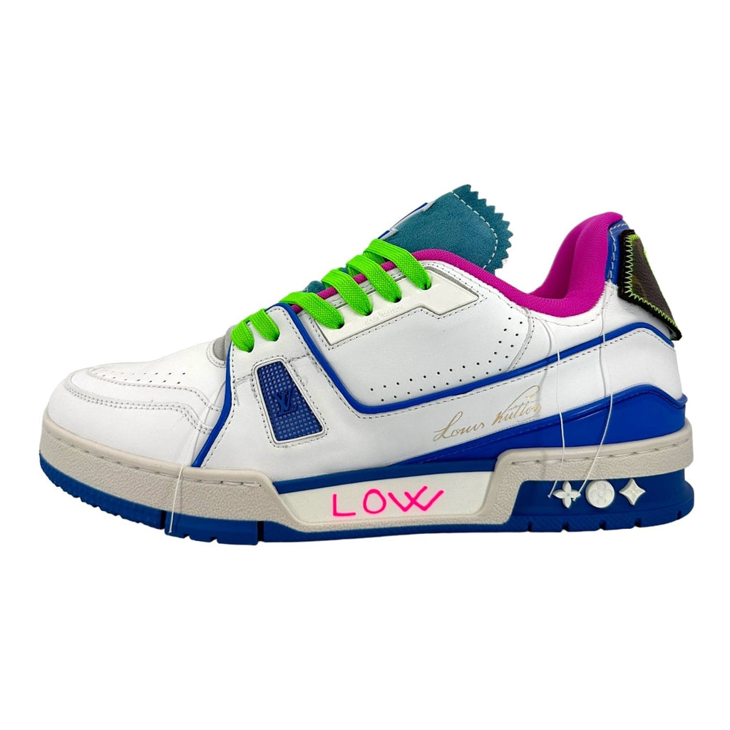 Louis Vuitton LV Trainer Low Virgil Neon Blue