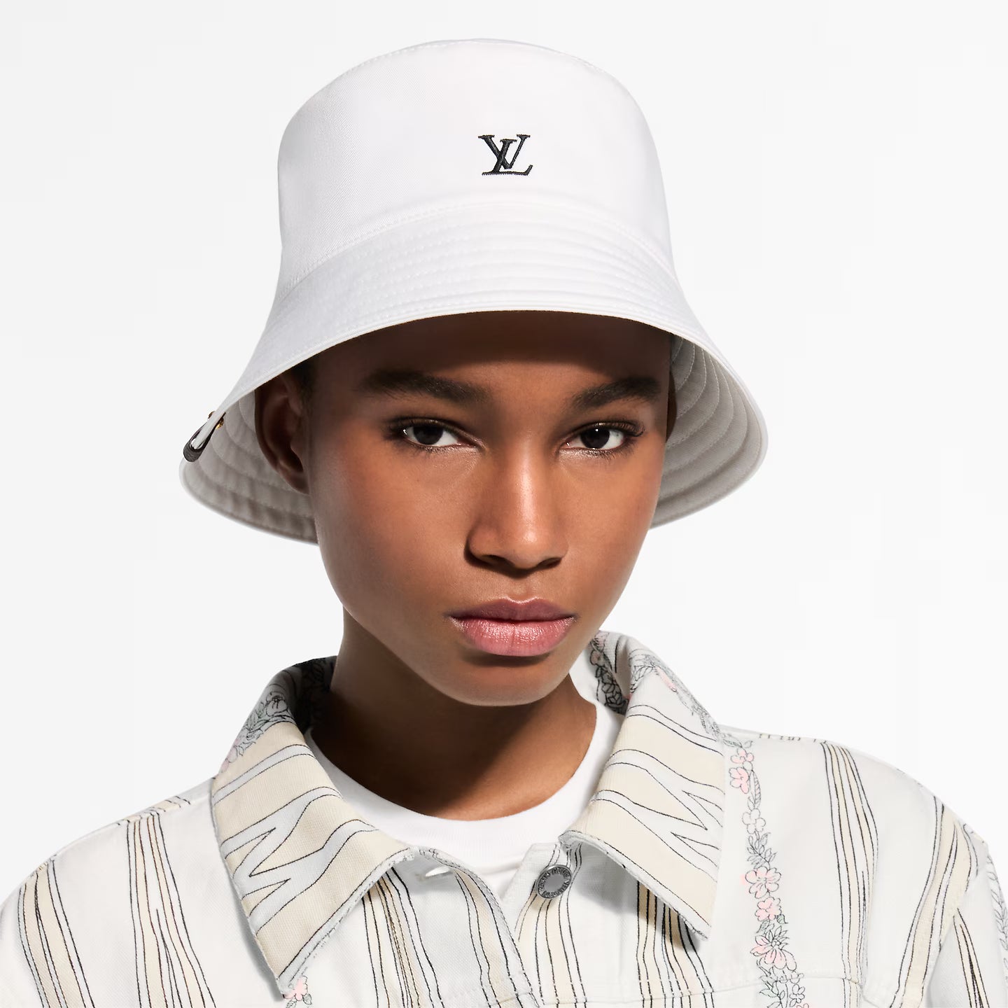 League Bucket Hat White
