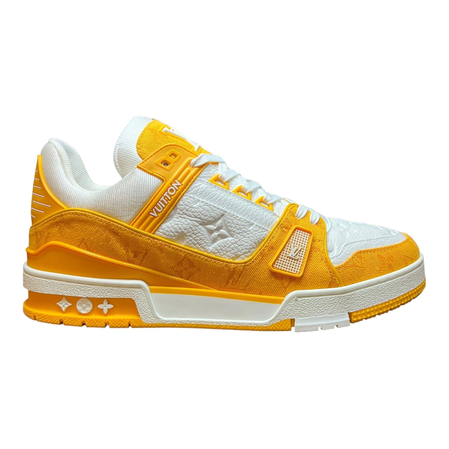 Louis Vuitton LV Trainer Monogram Denim Yellow