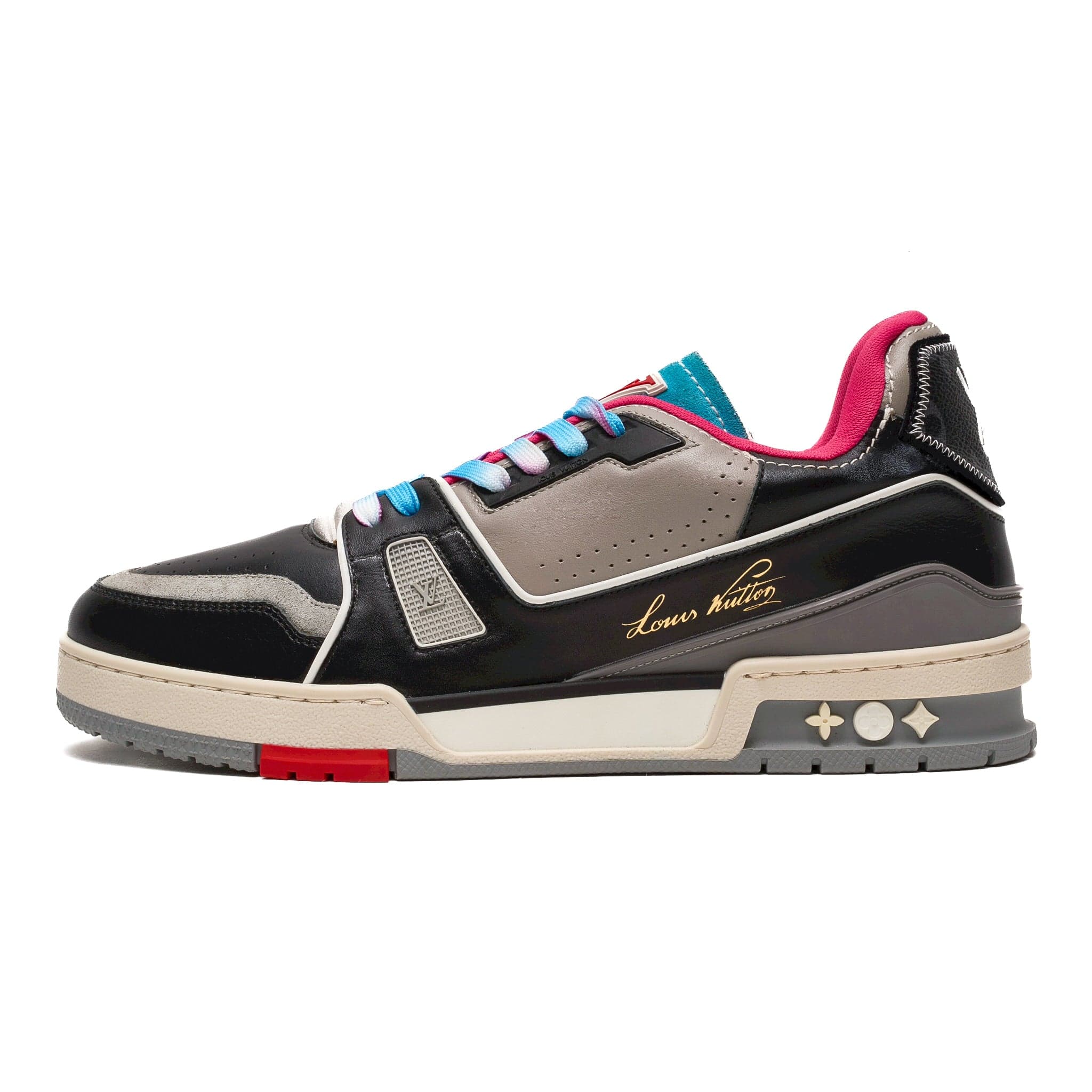Louis Vuitton LV Trainer Low Black Pink SS21