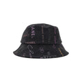 Denim Mood Cloche Bucket Hat Black