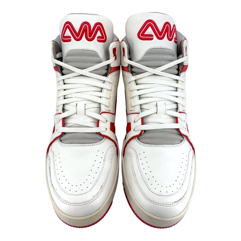 Louis Vuitton LV Trainer Mid White Red