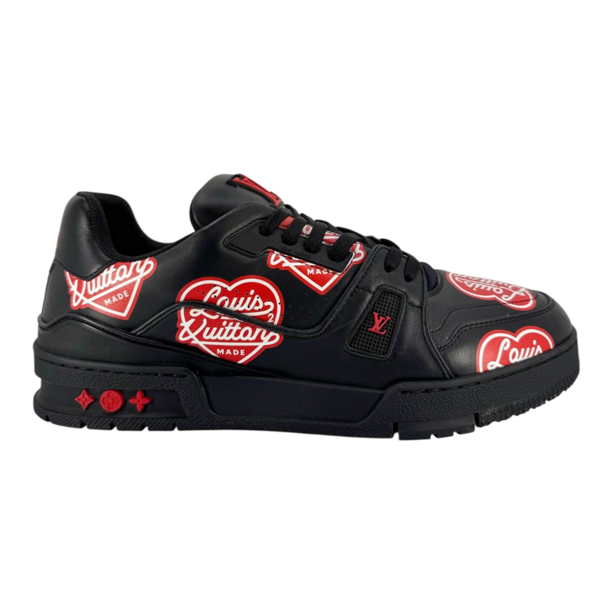 Louis Vuitton LV Trainer Low Nigo LV MADE Black Red