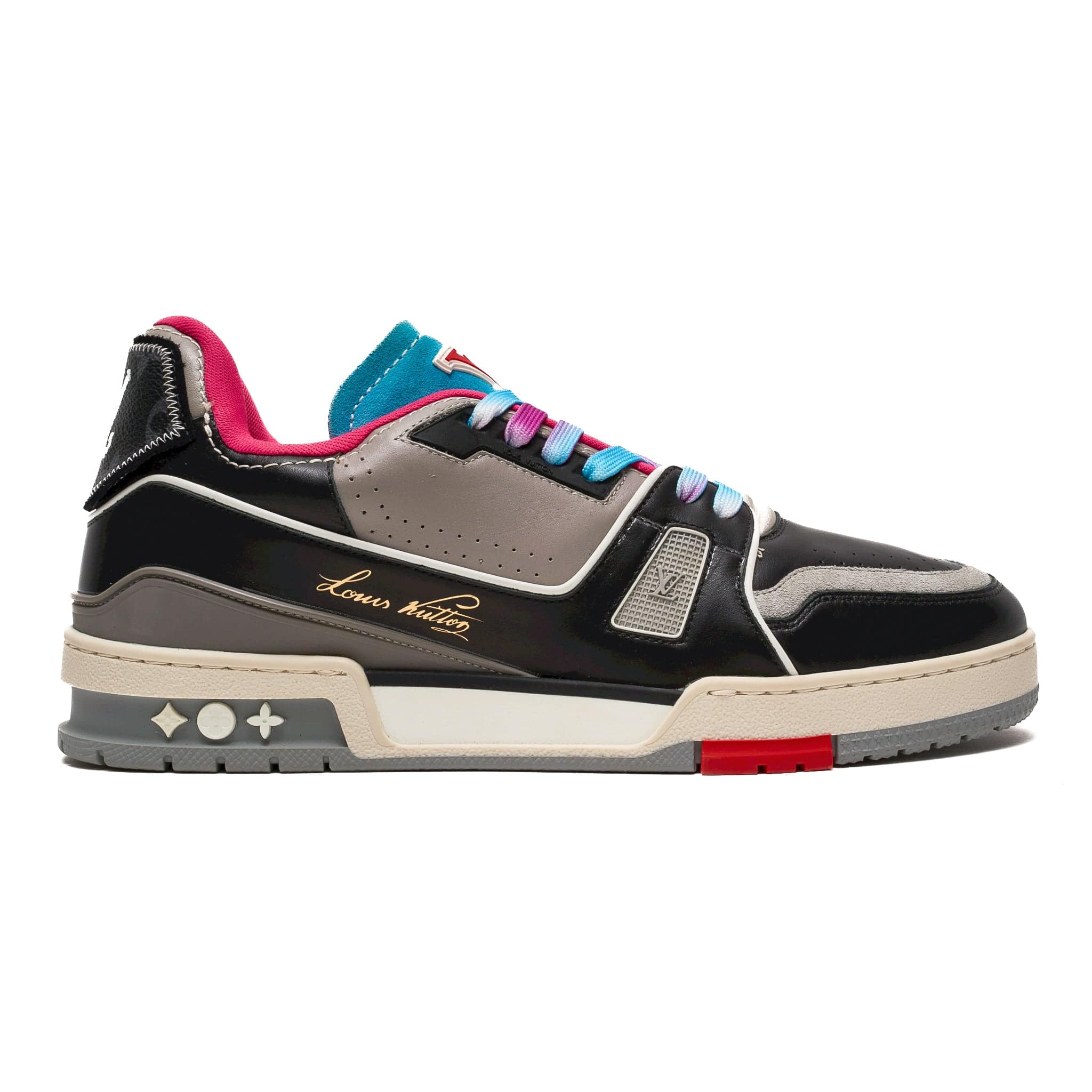 Louis Vuitton LV Trainer Low Black Pink SS21