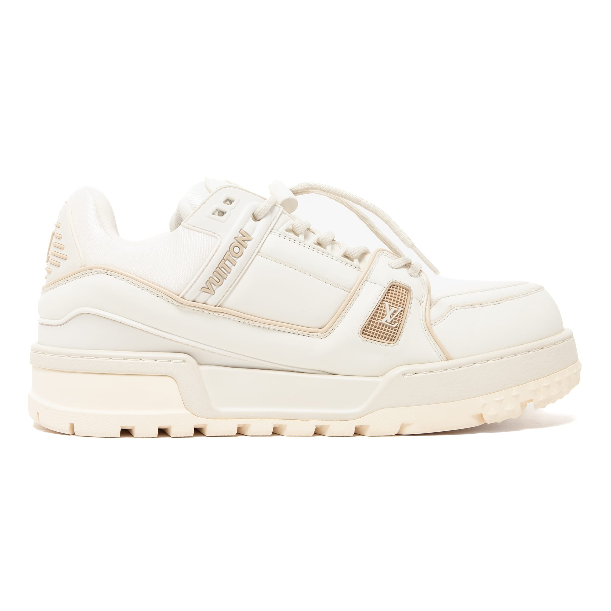 Louis Vuitton LV Trainer Low Maxi White