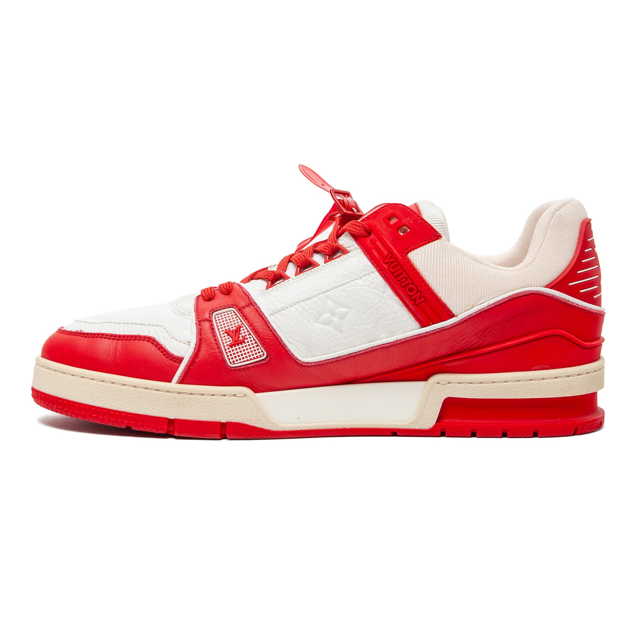 Louis Vuitton LV Trainer Low Red White