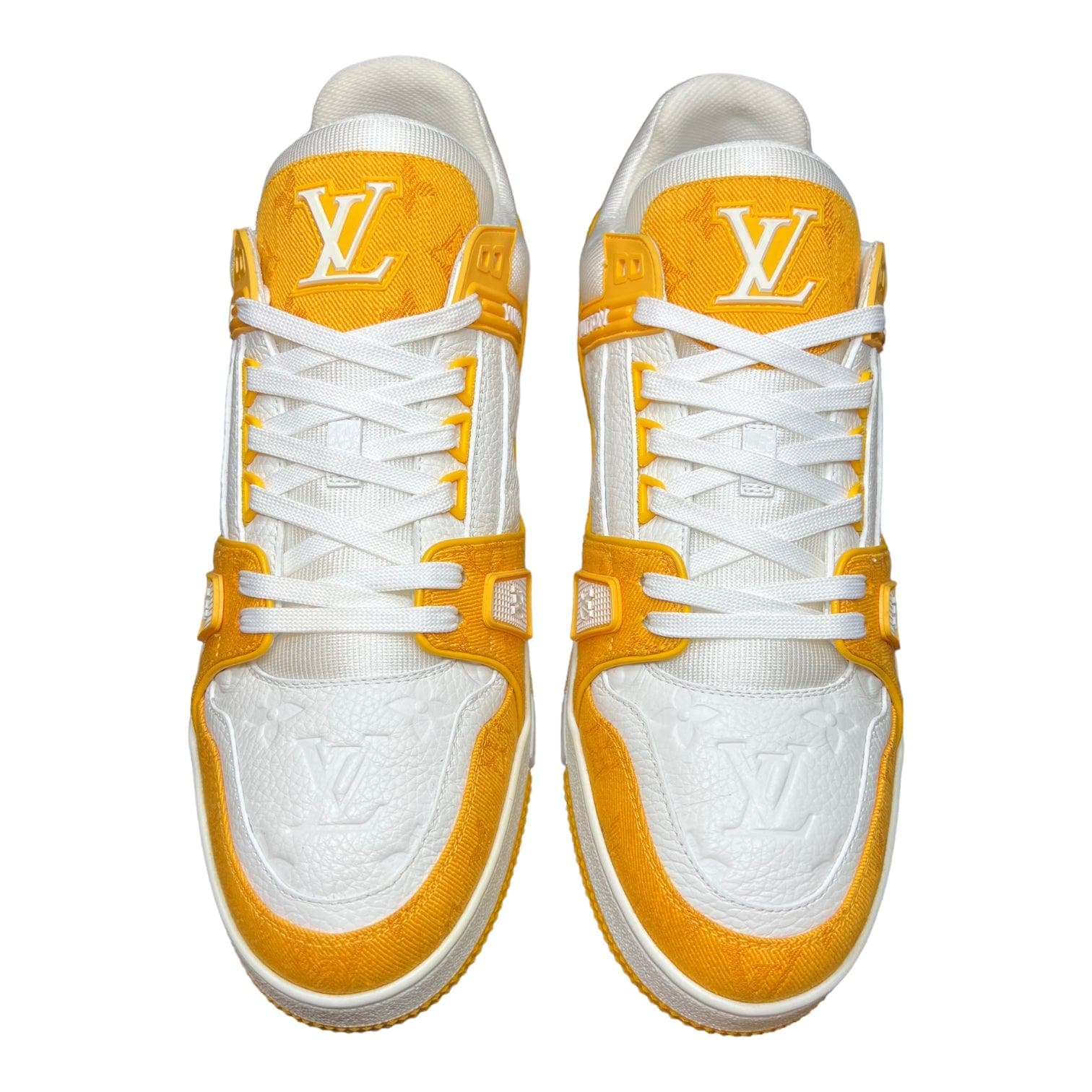 Louis Vuitton LV Trainer Monogram Denim Yellow