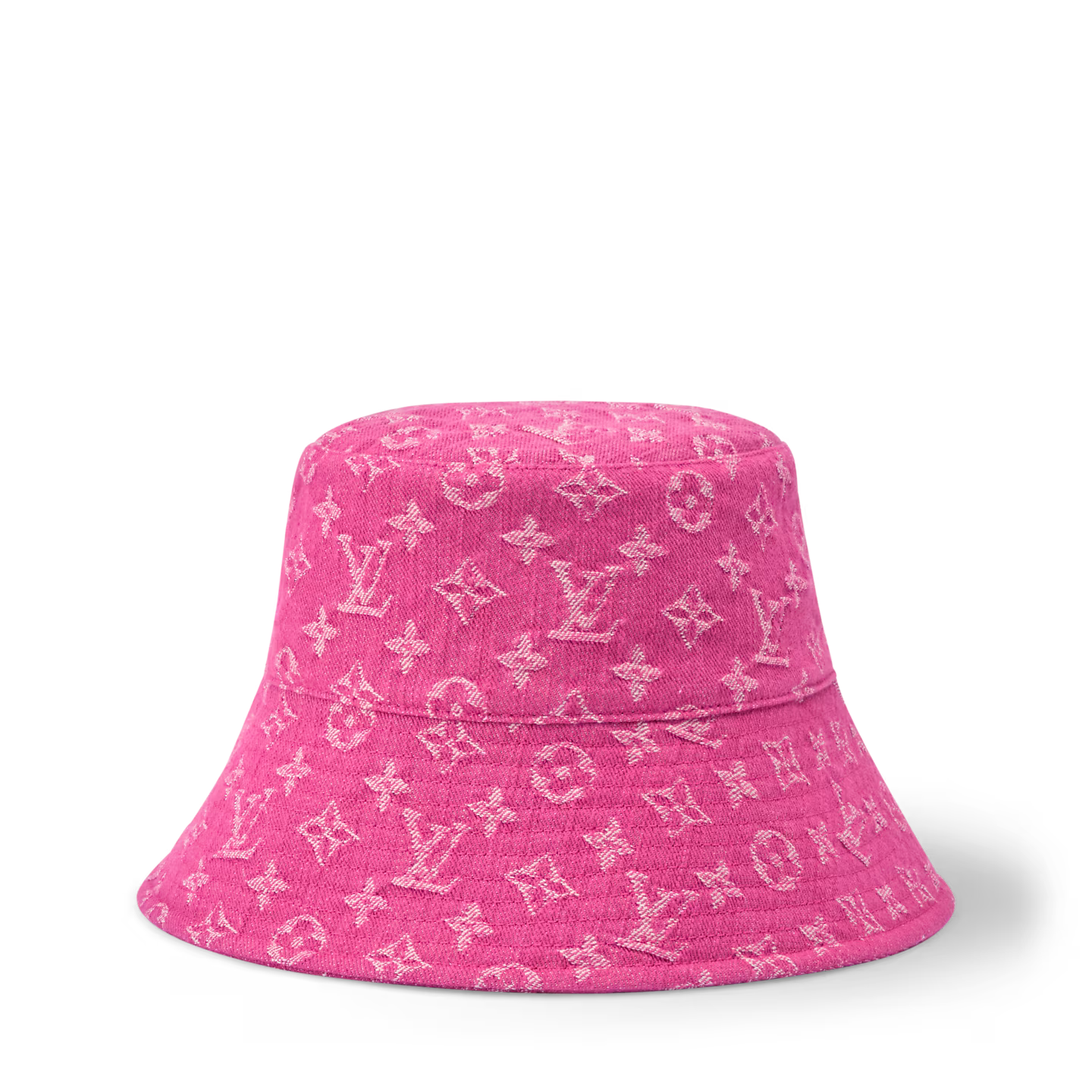 Denim Bucket Hat Pink