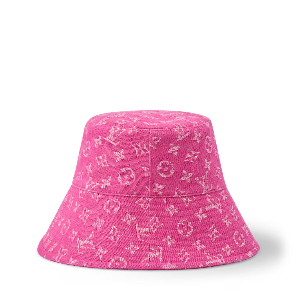 Denim Bucket Hat Pink