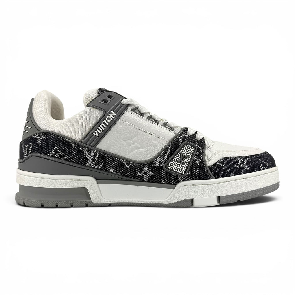 Louis Vuitton LV Trainer Low Monogram Denim Grey White