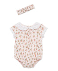 Ditsy Knit Bubble & Headband