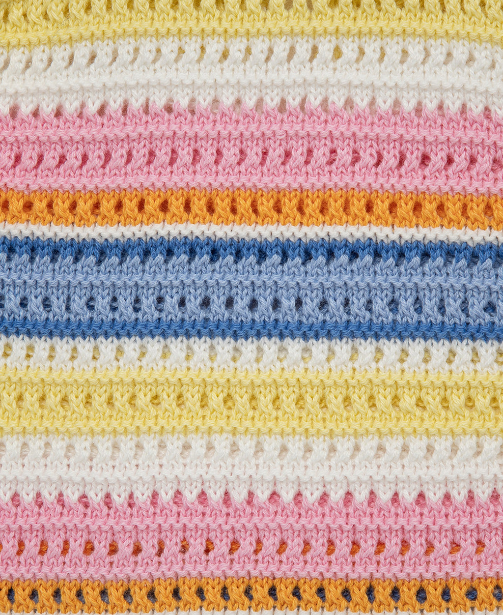 Fun Striped Pointelle Knit Bubble