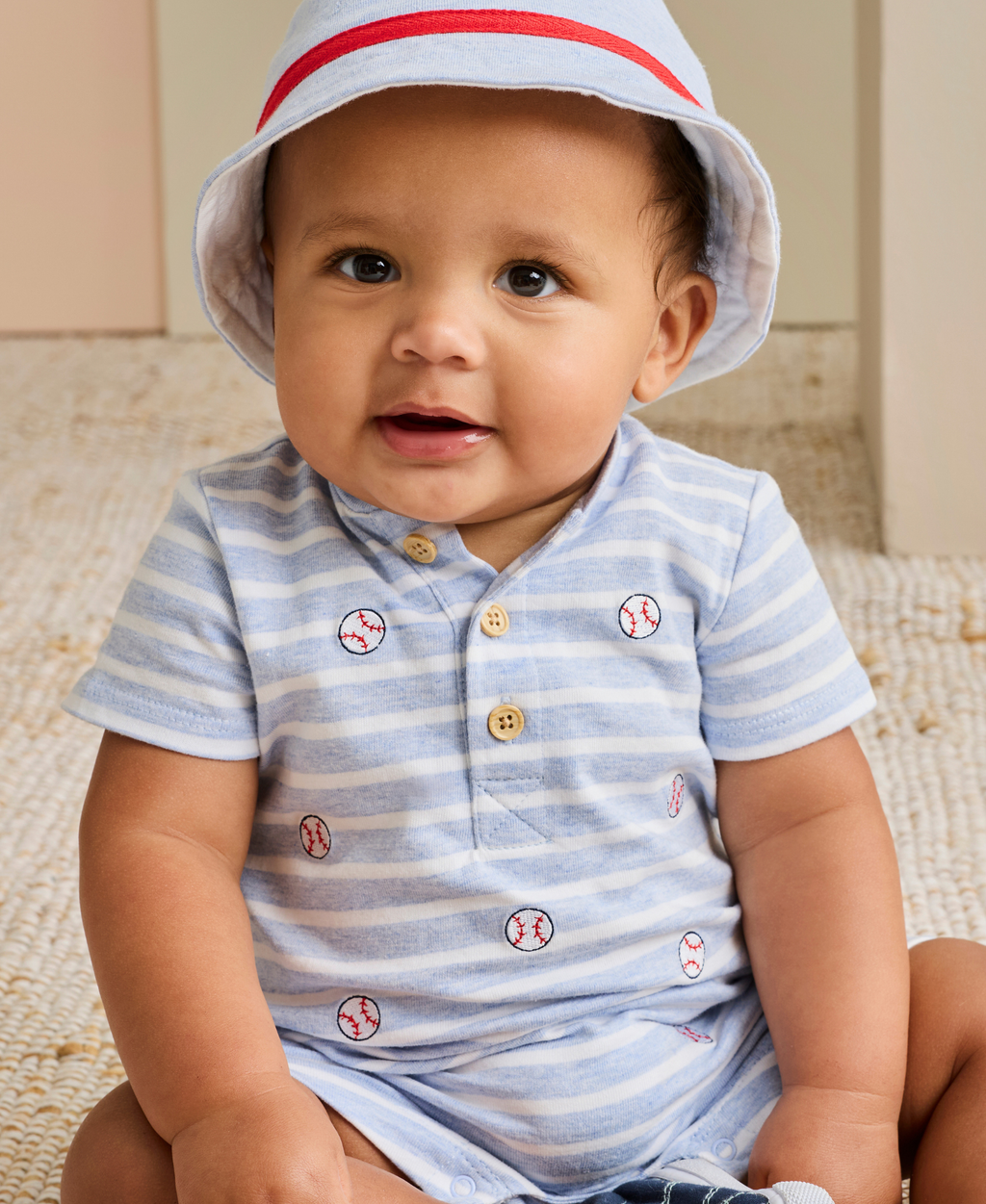 Baseball Romper & Hat
