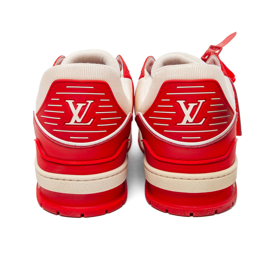 Louis Vuitton LV Trainer Low Red White