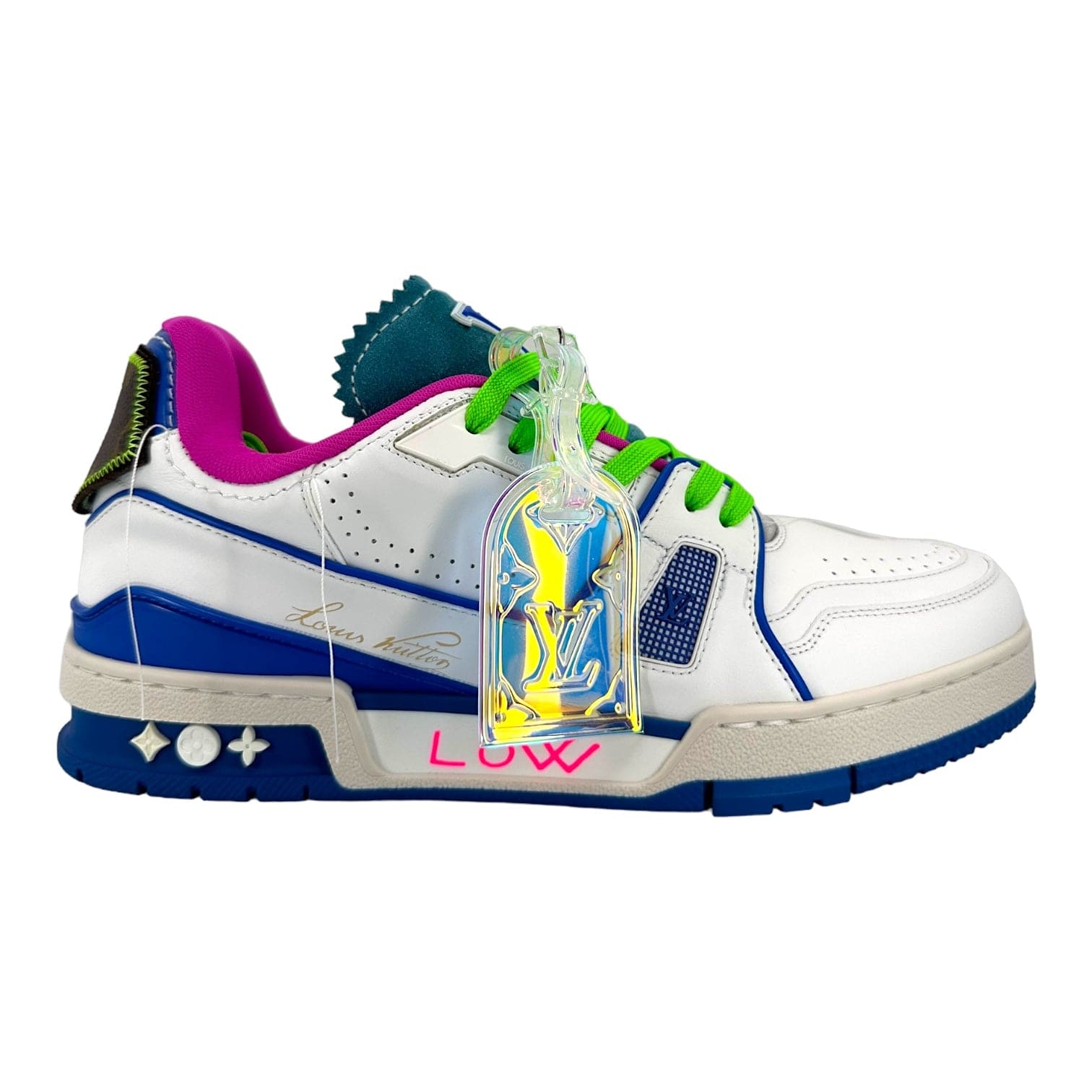 Louis Vuitton LV Trainer Low Virgil Neon Blue