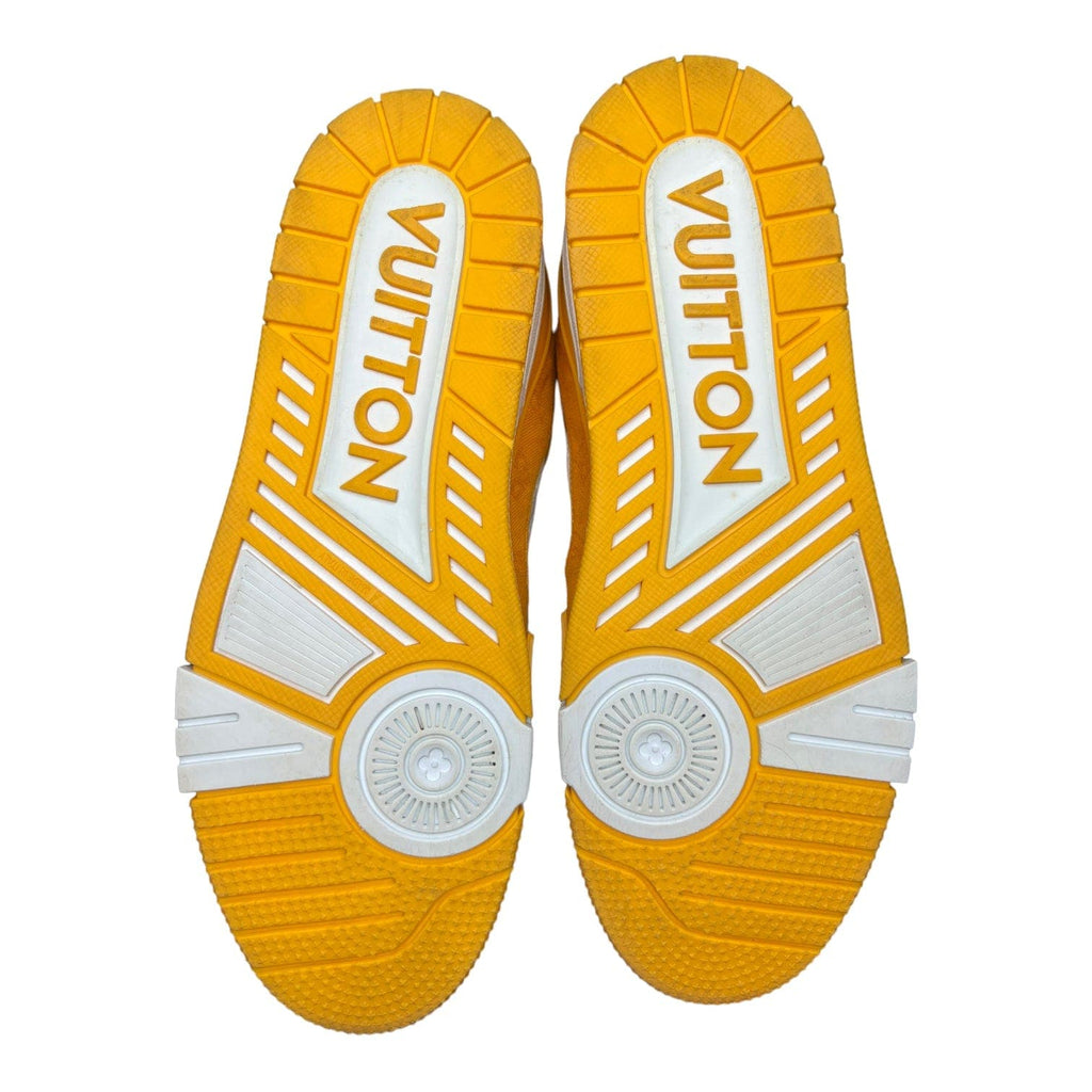 Louis Vuitton LV Trainer Monogram Denim Yellow