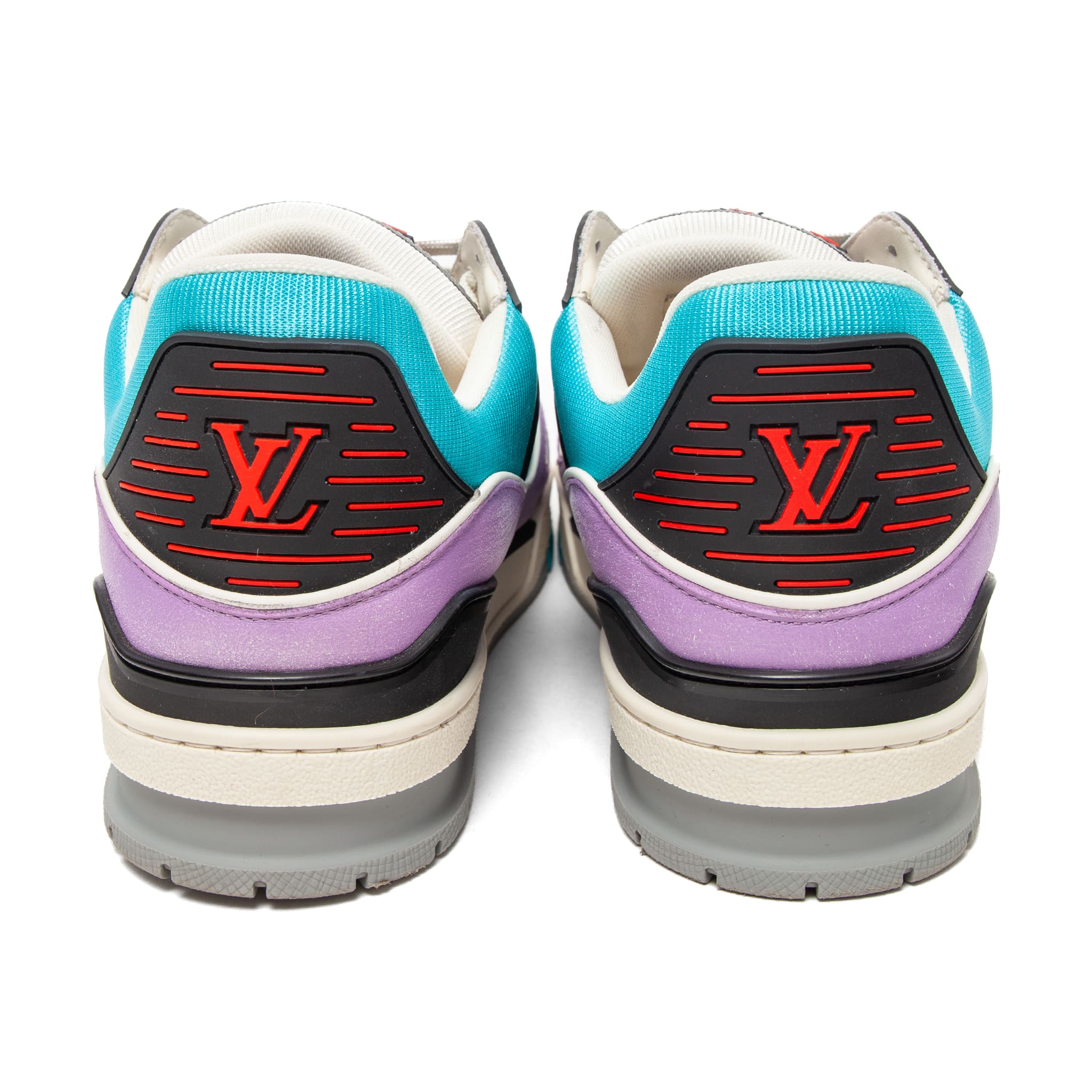 Louis Vuitton LV Trainer Low Signature Blue Purple Multi