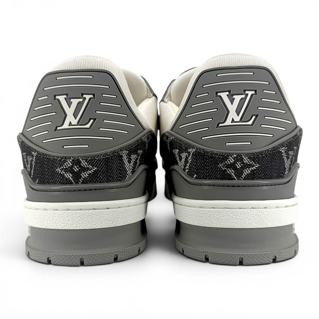Louis Vuitton LV Trainer Low Monogram Denim Grey White