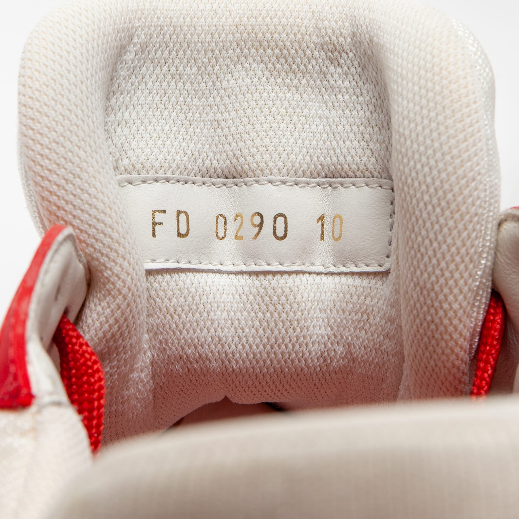 Louis Vuitton LV Trainer Low Red White