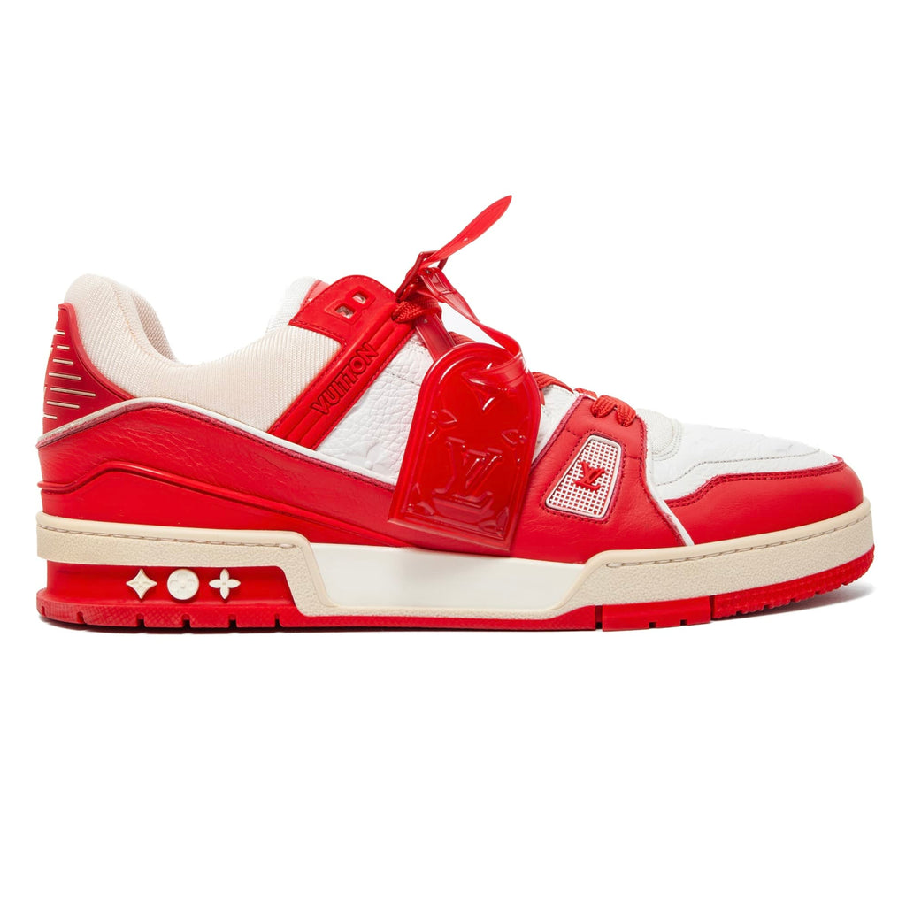 Louis Vuitton LV Trainer Low Red White