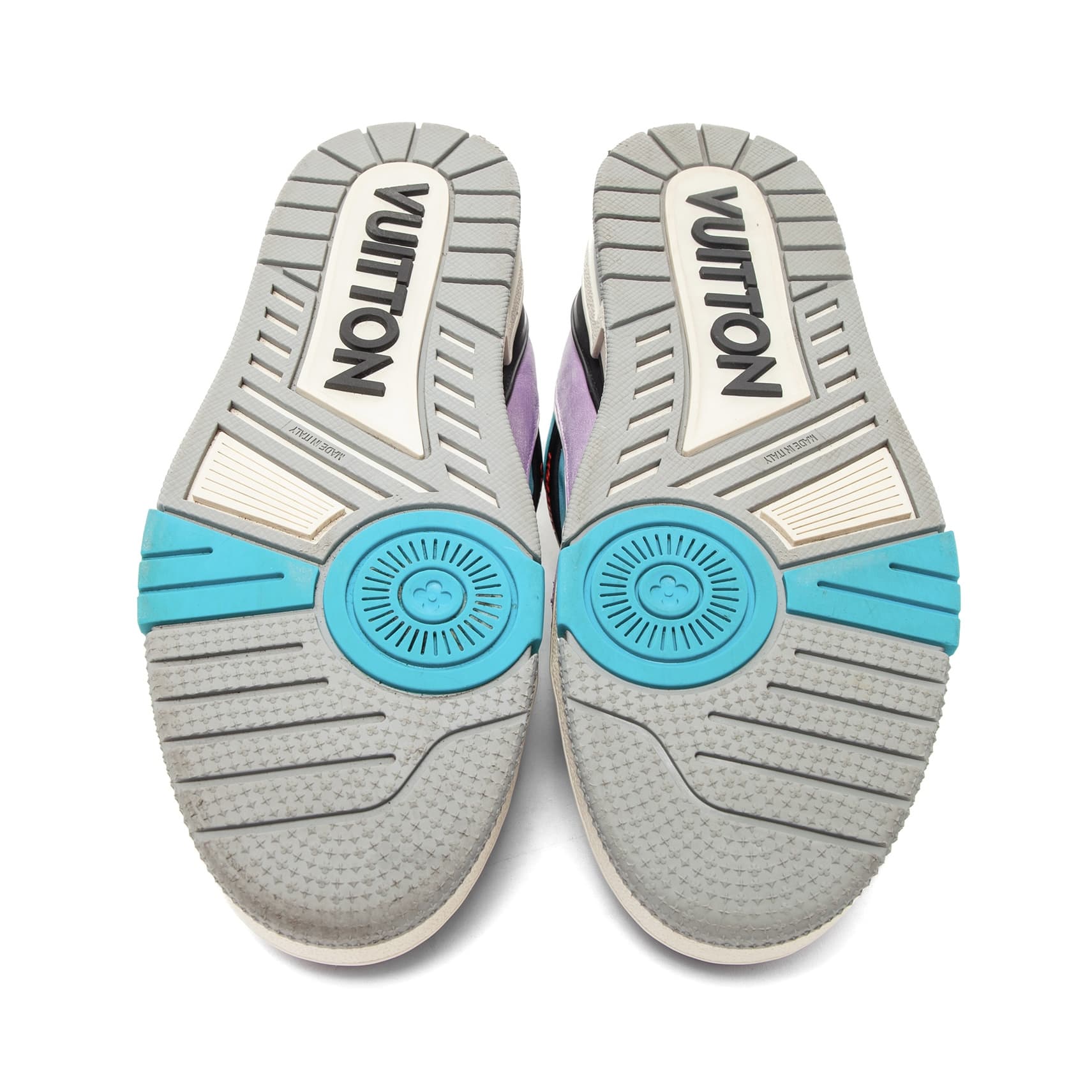 Louis Vuitton LV Trainer Low Signature Blue Purple Multi