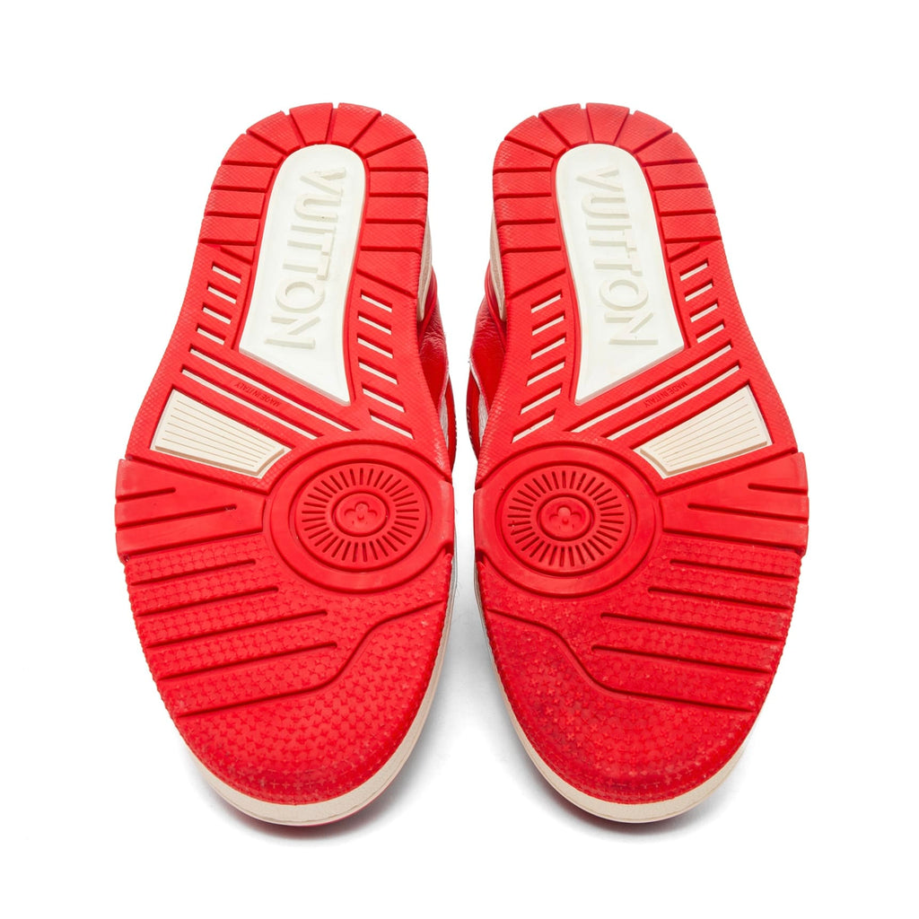 Louis Vuitton LV Trainer Low Red White